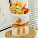 Плюшевая кукла Running Scarf Bear высотой 45 см Shit - фото 10