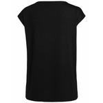 Футболка Pieces Billo Lurex Stripes, черный - фото 2