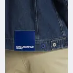 Джинсовая куртка стандартного кроя Karl Lagerfeld, синий - фото 4