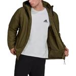 Куртка adidas Traveer Insulated Jacket H55342, зеленый - фото 4