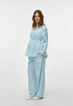 Блуза MAMALICIOUS, светло-голубой - фото 2