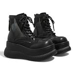 Ботинки Martin Boot женские A Poinsettia Princess, черный - фото