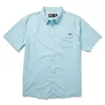 Рубашка с коротким рукавом Salty Crew Sailfin perf woven, синий - фото