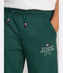 Штаны спортивные Tommy Hilfiger Regular Fit с логотипом, зеленый - фото 3