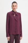 Рубашка Patrizia Pepe, бордовый - фото 4