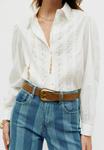 Блуза Hoss Intropia Button-down blouse, Off-White - фото 4