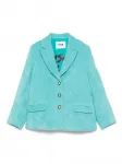 Вельветовый блейзер MSGM Kids, синий - фото