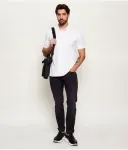 Поло Pe_Interlock regular fit Boss Orange, белый - фото 2