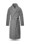 Премиум халат базовый Normani, серый - фото