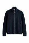 Толстовка Next REGULAR FIT WAFFLE TEXTURE CHENILLE ZIP NECK, Navy Blue/Blue - фото