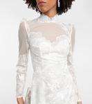 Вышитое платье Costarellos, белый - фото 4