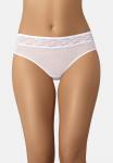 Трусы Teyli Mesh mit floraler Spitze Sassi, белый - фото