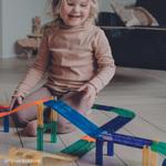 Магнитные блоки Race Truck Intense 65 элементов Cleverclixx - фото 8