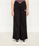 Спортивные штаны для девочек Guess широкого кроя на кулиске, черный - фото