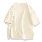 Футболка унисекс MINISO, белая (голубое сердце с логотипом на груди) - фото 11