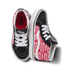 Обувь для скейтбординга Vans Kids PS, Black/Antique Red - фото 3