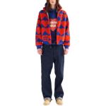 Куртка Heart pattern Fleece Jacket HUMAN MADE, синий - фото 8