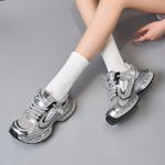 Кроссовки унисекс с низким верхом Eblan, серебряный - фото 5