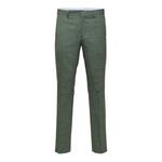 Брюки Selected Slim Oasis, зеленый - фото