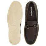 Феррагамо GANCINI Лофер мужской коричневый - фото 4