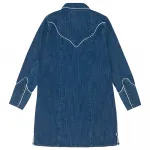 Платье с длинным рукавом Wrangler Piped Regular Fit, синий - фото 4