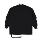 Толстовка Rick Owens DRKSHDW Tommy Hustler Sweatshirt, Black - фото 2