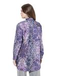 фиолетовая блузка-рубашка Ulla Popken - фото 3