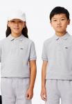 Поло Lacoste LCB SS, Argent Chine Heather/Light Grey - фото 5
