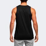 Баскетбольная майка мужская черная Adidas, черный - фото 4