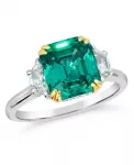 Кольцо с изумрудом Кэссиди Anna Zuckerman, emerald - фото