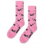 Носки Happy Cow crew, розовый - фото