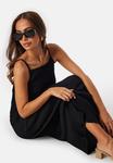 Платье макси STRUCTURE STRAP DRESS Bubbleroom, черный - фото 4