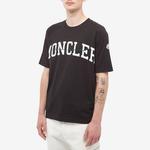 Moncler Футболка с логотипом Varsity, черный - фото 3