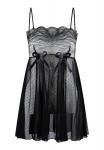 LingaDore Пеньюар в черном цвете - фото