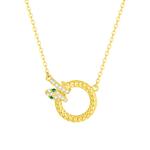 DESIGN CIRCLES Серебряное колье S925 для женщин - фото 2