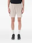 Шорты с логотипом Nike, бежевый - фото