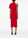 Платье миди с асимметричными рукавами Taller Marmo, красный - фото 4
