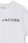 Детская хлопковая футболка Marc Jacobs, белый - фото 3