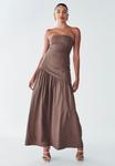 Платье BWLDR JESSY DRESS, Mocha/Brown - фото 2