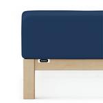 Пружинный лист джерси с эластаном Schlafgut, синий - фото