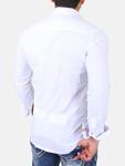Рубашка Slim Fit на пуговицах Reslad RS7205, белый - фото 3