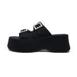 CAMEIDO Тапочки-слайды женские, черные, противоскользящие - фото