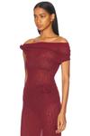 Топ Amapola Maygel Coronel, Maroon - фото 3