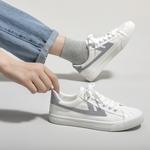 Дышащие низкие кеды из холста Warrior Unisex White Gray - фото 8