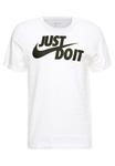 Футболка с принтом TEE JUST DO IT Nike, белый/черный - фото 4