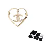 CHANEL Металлический брошь унисекс золотой - фото