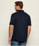 Поло Pe_Interlock regular fit Boss Orange, темно-синий - фото 3