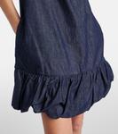 Джинсовое мини-платье Dries Van Noten, индиго - фото 5