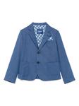 Drumohr Kids однобортный блейзер, синий - фото