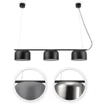 Подвесной светильник BOWL E27 Paco Home, черно-белый - фото 4